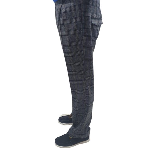 DANIELE ALESSANDRINI uomo pantalone multicolor blu