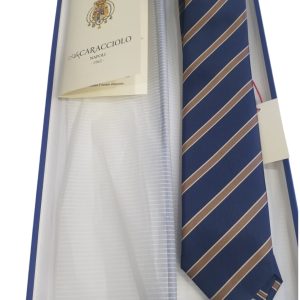 Cravatta sartoriale in seta pura CARACCIOLO NAPOLI