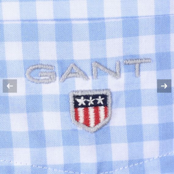 GANT the broadcloth gongham camicia uomo