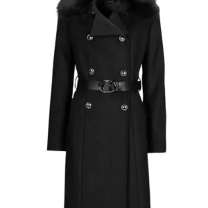 GUESS patrice belted coat CAPPOTTO